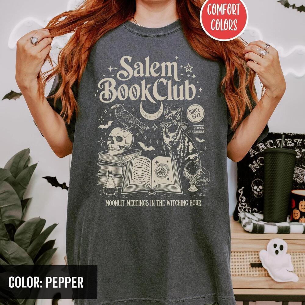 Salem Book Club Shirt Salem Shirt 1692 Shirt Salem Massachusetts Shirt